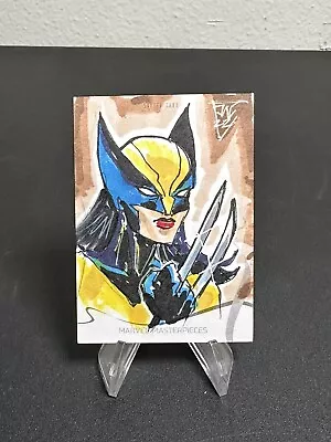 2022 Marvel Masterpieces 1/1 Sketch Card X-23 By John Watkins-Chow Skybox X-Men • $60