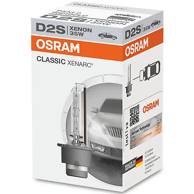 $29.99 • Buy OSRAM Xenarc Classic Xenon Car Headlight Bulb D2S (Single) 66240CLC
