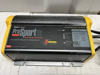 ProMariner Pro Sport 12 Dual Bank On Board Marine Battery Charger  • $100