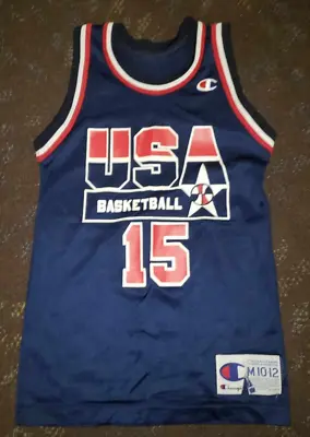 Magic Johnson USA Dream Team Champion Basketball Jersey YOUTH M *NO BACK PRINT* • $22.50