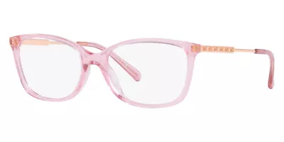 Michael Kors Women's Pamplona 54mm Transparent Pink Opticals MK4092-3101-54 • $44.99