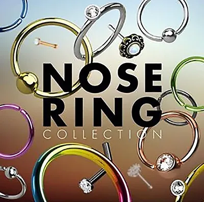 £2.99 • Buy MUST HAVE!! Nose Ring COLLECTIONS- Various Nose Ring Fake Nose Hoop Tragus Ring