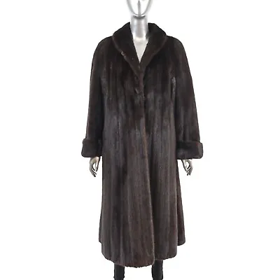 Mahogany Mink Coat- Size M • $500