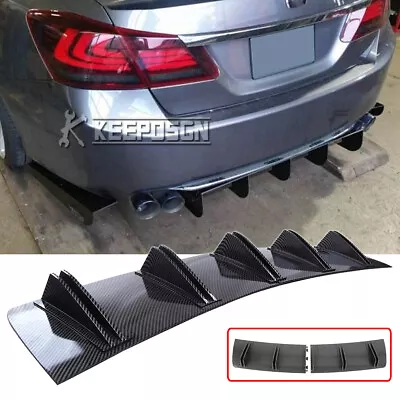 32  For Acura TSX TL TLX Carbon Rear Lip Bumper Diffuser Shark Fin Splitter Chin • $40.48