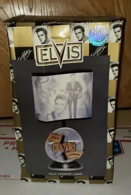 Vintage 2001 Elvis Presley Film Legend Collectors Table Lamp New NOS • $150