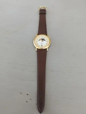 Citizen Elegance 6185 Y55345 Moon Phase NOS Leather Band New Battery Running  • $179