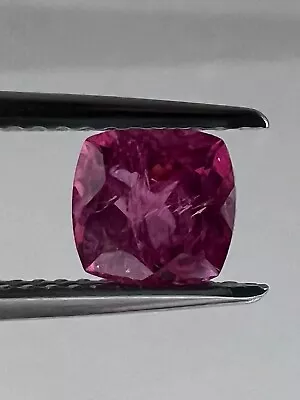 Alluring PINK SPINEL FROM MEHENGE  CUSHION 6X6  CTS- 1.25. • $415