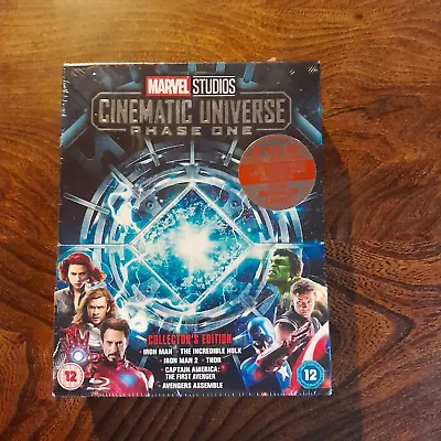 Marvel Cinematic Universe Phase 1 Blu Ray Dvd New Sealed • £33
