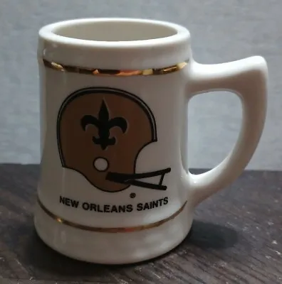 $6.99 • Buy New Orleans Saints 2 Oz Mini Beer Mug - Shot Glass 