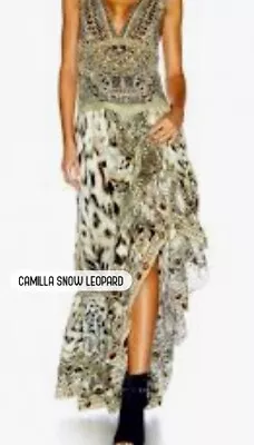 Camilla Snow Leopard Dress Suit 8-12 • $167.50