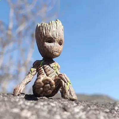 Guardians Of The Galaxy Sitting Groot Tree Man Action Figure Toy Marvel Avengers • $5.98