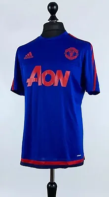 £23.99 • Buy Manchester United England Adidas ADIZERO Training Shirt 2015 Men Size L Large