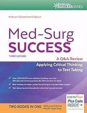Med-Surg Success: NCLEX-Style Q&A - Paperback By Colgrove RN MS - Acceptable P • $15.57