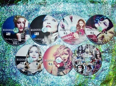 Madonna Music Video Anthology 1982 To 2021 7 DVD Set (152 Vids) 14 Hrs Madame X • $43.99