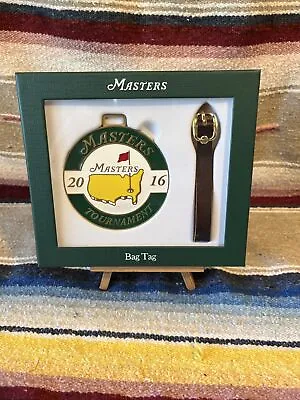 Masters Tournament 2016 Bag Tag New In Box • $25