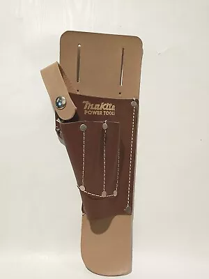 Makita Power Tools Holster Riveted Leather Cordless Drill Driver Bit Holder  • $31.49