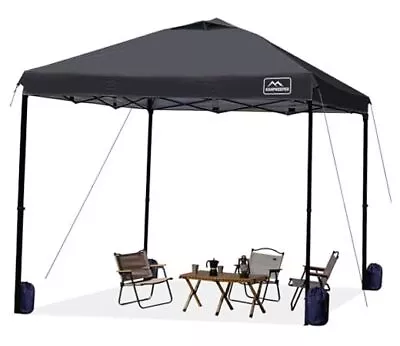  10x10 Pop Up Commercial Canopy Tent - Waterproof & Portable Outdoor Black • $179.02