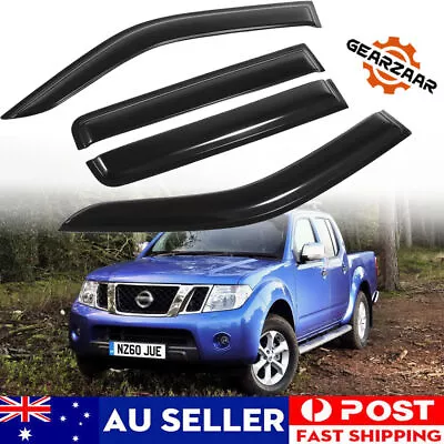 For Nissan Navara D40 2005-2015 Model Sun Visors Weathershields Weather Shields • $39.59