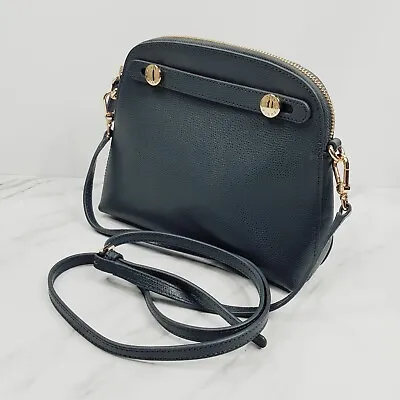 FURLA Womens Grey Saffiano Leather Mini Piper Crossbody Bag / Handbag • $295