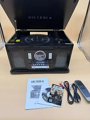 Victrola 8-in-1 Bluetooth Record Player & Multimedia Center Built-in Stereo NEW • $129.99