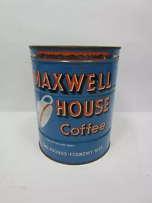 Vintage Maxwell House Coffee Can • $34.99