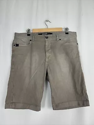 Superdry Surplus Mens XL Beige Cotton Shorts 38x11 • $19.99