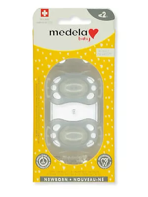 Medela Baby 2-Pack Unisex Pacifier With Sterilizing Box - Clear One Size • $9.99