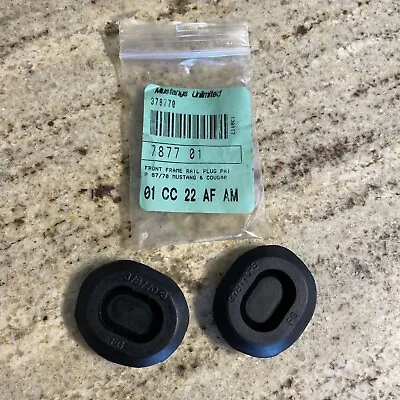1967 - 1970 Mustang & Cougar Front Frame Rail Plugs 1968 1969 Mustangs Unlimited • $9.95