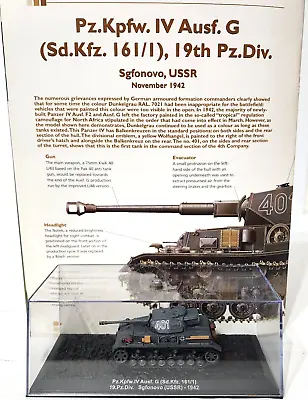 Combat Tanks 1:72 #45 Pz.Kpfw.IV Ausf. G (Sd.Kfz 161/1) Sgfonovo (USSR) 1942 • $40