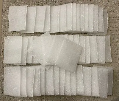 NEW 4  X 3  Small Foam Shipping Storage Pouches - Pack Of 50 • $5.50