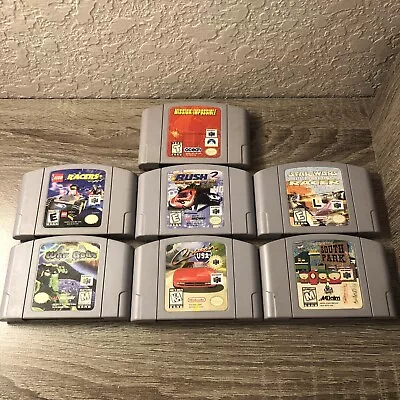 Lot Of N64 Games 7 Cartridges - Authentic And Tested! • $50