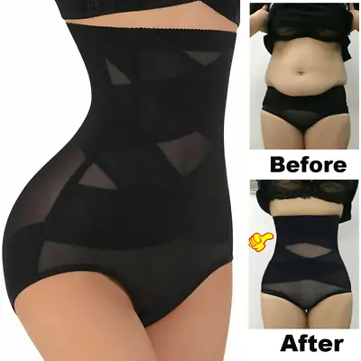 £3.49 • Buy Womens Magic High Waist Slimming Knickers Briefs Firm Tummy Control Underwear Q