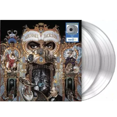 Michael Jackson Dangerous 2x LP SILVER Colored Vinyl Record New Sealed LAST ONE! • $100