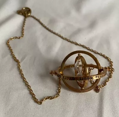 Harry Potter Time Turner Necklace Rotating Magical Hourglass 22  • $9.99