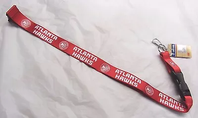 NBA Atlanta Hawks Current Logo & 4 Name Per Side Red 23  X 1  Lanyard Keychain • $9.49