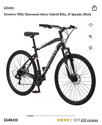 Schwinn 700c Glenwood Men?s Hybrid Bike • $200