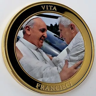 Vita Francisci Pope Francis Status Vaticanus Vatican Papal Proof Medal 2PFxx02 • $29.99