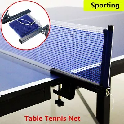 Easy Install Simple Support Sports Supplies Table Tennis Net Ping Pong Mesh • $13.55