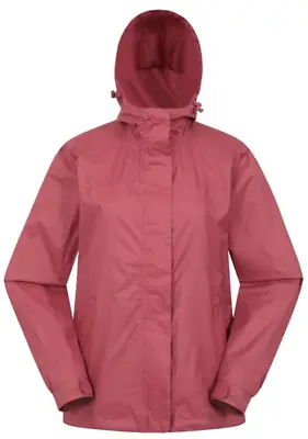 Mountain Warehouse Womens Torrent Waterproof Lightweight Jacket In Pink     B106 • £39.99