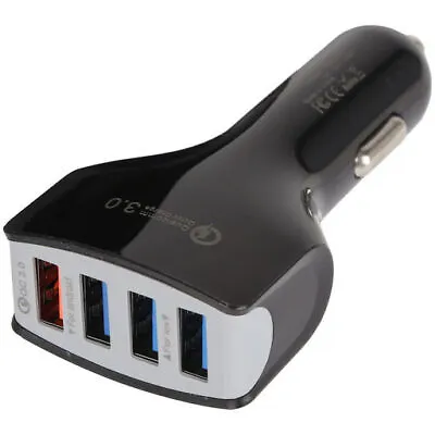 $46.95 • Buy Quad USB Car Charger 4 Port 36W Hi Power Triple Charging Ports Type C Cable QC3