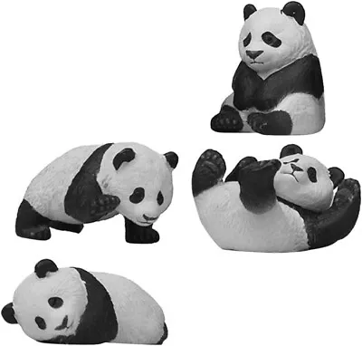  4 Pcs M Panda Cake Decoration Elegant Highly Decorated Ornament • £8.21