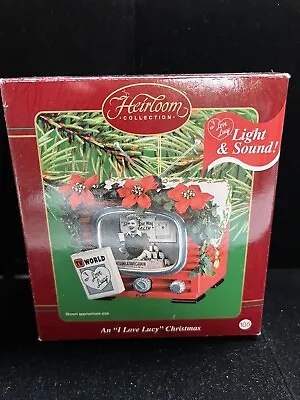 Carlton Cards  I Love Lucy  TV Commercial Lights & Sound Ornament ~ NIB Works • $25
