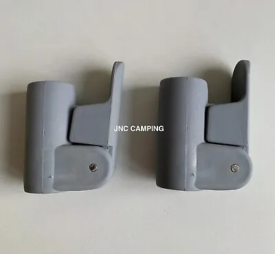 2 X Awning Tent Pole Universal Adjuster Clamp Grip 19-22mm Caravan Motorhome  • £11.95