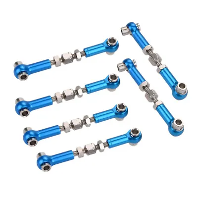 £11.90 • Buy Lot 6 Adjustable Turnbuckles Camber Links Linkage Rod For 1/10 1/12 RC Car