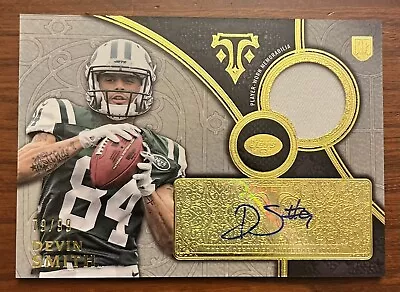 2015 Topps Threads Devin Smith Autograph Jersey Rookie Card 79/99 #TTRAR-DSM • $6.99