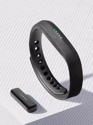 Fitbit Flex 2 Wristband Activity Tracker - Black Both Sm & Lrg Bands Included • $25