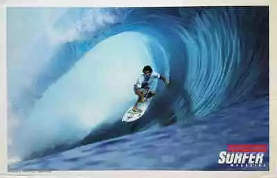 Surfer Magazine Rob Machado In Teahupoo Vintage Poster 22 X 34 • $67.78