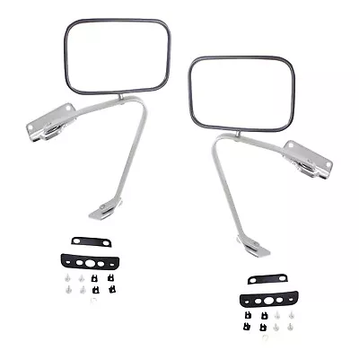 Mirror Set For 1980-96 Ford F-150 1980-97 F-250 F-350 Manual Folding Left Right • $50.87