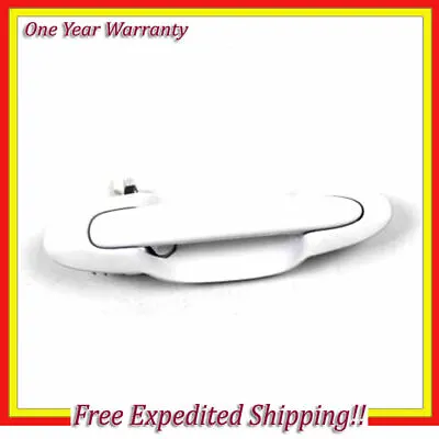 Rear Left Outside Door Handle For 01-05 Mazda MPV A4D Arctic White B3824 • $24.71