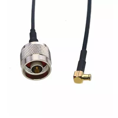 RF Cable MCX Plug Right Angle To N Male RG316 6 ~10FT DVB TV Radio GPS Antenna • $8